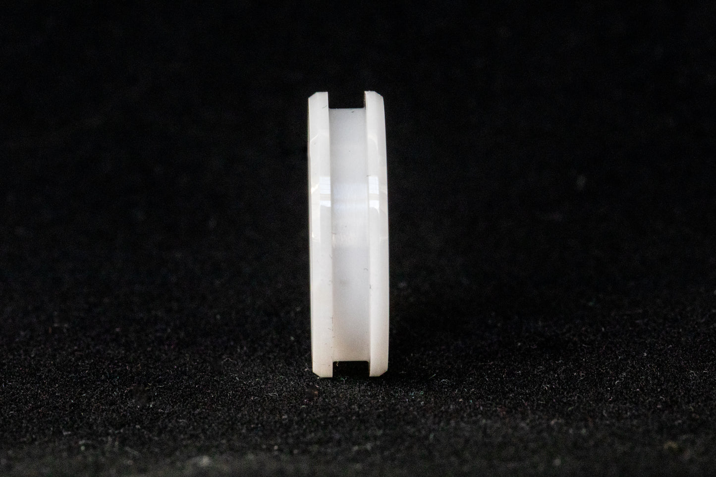 White Ceramic Standard Inlay Ring