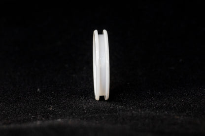 White Ceramic Standard Inlay Ring