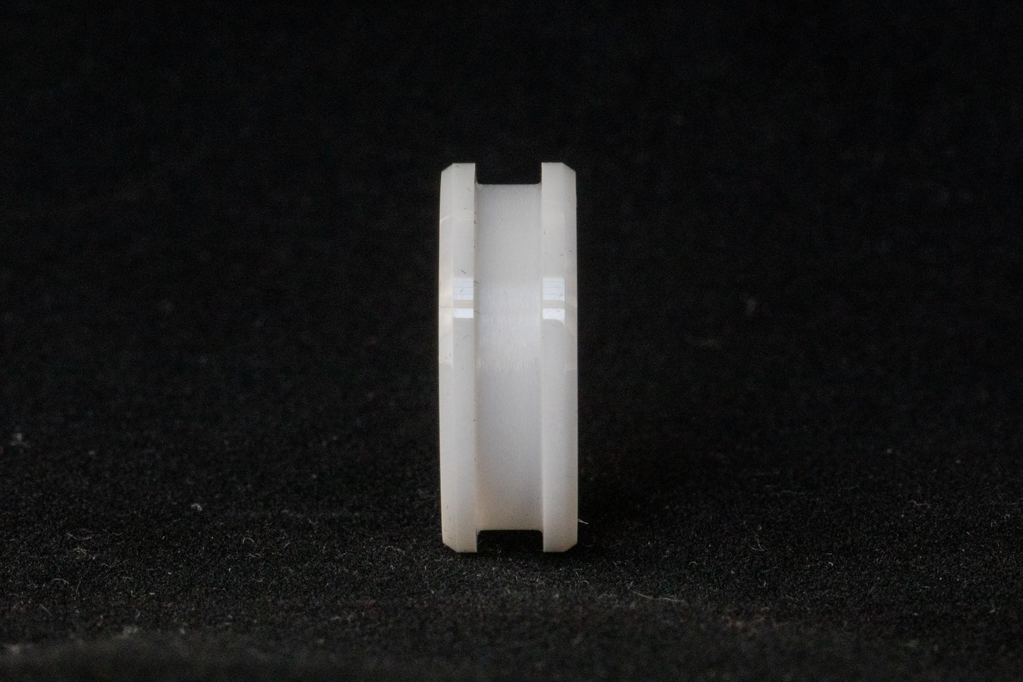 White Ceramic Standard Inlay Ring