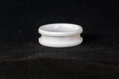 White Ceramic Standard Inlay Ring