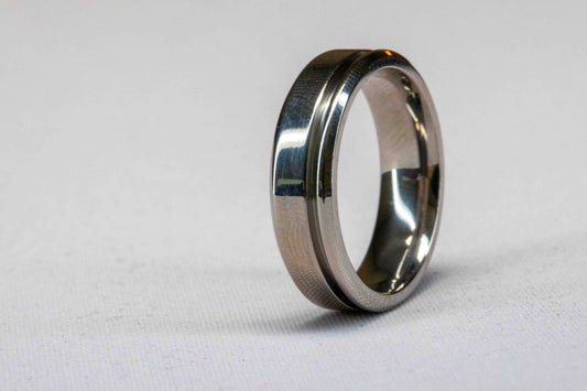 Titanium Offset Inlay Ring