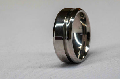 Titanium Offset Inlay Ring
