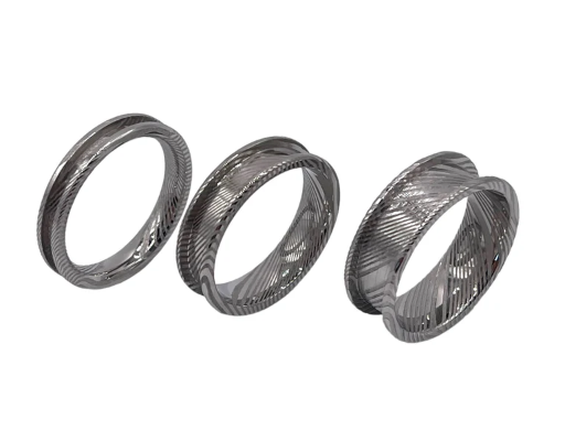 Damascus Steel Standard Inlay Ring