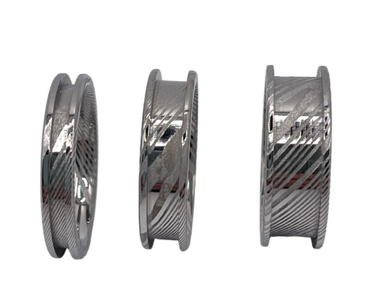 Damascus Steel Standard Inlay Ring